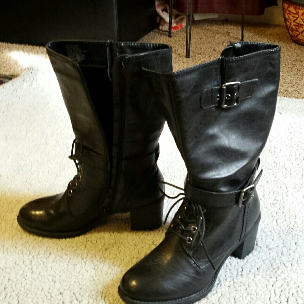 Black boots